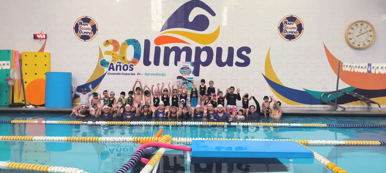 La Clase de Natación más Grande del Mundo es un evento internacional para la prevención del ahogamiento.
